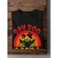 thumbnail image 3 of Say Boo And Scary On T-Shirt Men -Image by Shutterstock, Male x-Large, 3 of 4