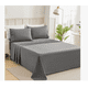 thumbnail image 1 of Juego De Sábanas King Size Ultra Suave 4piezas color gris, 1 of 4