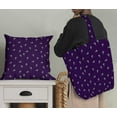 thumbnail image 5 of Soimoi Purple Poly Georgette Fabric Colourful Water Drops Nature Print Fabric by the Yard 52 Inch Wide, 5 of 5