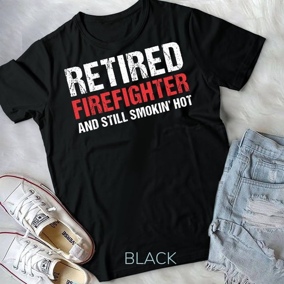 Retired Firefighter Fireman Retirement Party Gift T-Shirt Unisex T-shirt