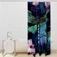 thumbnail image 2 of Dragonfly Waterproof Printed Bathroom Curtains with Hook for Shower Curtain Sets and Bathroom Decoration, 2 of 5