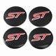 thumbnail image 1 of 56mm Car Wheel Center Hub Caps Badge Emblem Sticker Decal For Ford St Logo Focus Fiesta Ecosport 2009 - 2015 Mondeo Styling, 1 of 1
