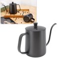 thumbnail image 3 of Gooseneck Drip ,  Stainless Steel, Compact Coffee Kettle, Easy , 28oz Silver with Wide Application for Coffee, Tea, Mocha, 3 of 8