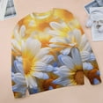 thumbnail image 6 of Sunflower Womens Casual Crewneck Sweatshirt Long Sleeve Tops Cute Pullover Loose Fit, 6 of 7