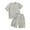 Light Gray, variant on Gubotare Girls Outfit Sets Toddler Baby Girl Summer Outfit Bow Emboridery Short Sleeve T-Shirt Top and Shorts Set 2Pcs Summer Clothes 6T 7T (Brown,6-7 Years)