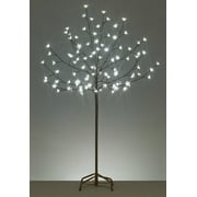 4 'LED Tree de fleur de fleur de cerisier éclairée - Lumières blanches chaudes