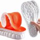thumbnail image 1 of Chenchen 2 Pairs Cloud Insoles for Men Women,4D Cloud Technology Insole，Super Soft Comfort Insoles,U-Shape Memory Foam Inserts, Shock Absorption, (Orange, Women: 4-8.5), 1 of 1