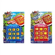 JA-RU Inc. Toys - Pocket Travel - SET OF 2 TIC TAC TOES (Red & Blue) #3256