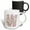 Multicolor, variant on 3drose, Cute Pink Unicorn Monogram Initial W, 11oz Two-tone Green Mug
