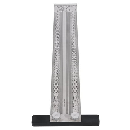 

Scriber Ruler Wide Application Compact Portable Metal Woodworking Line Ruler For DIY Woodworking Workshop Tools