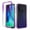 Purple, variant on Moto G Stylus 2020 Case (NOT FOR 2021 VERSION), Moto G Pro Case, KAESAR Full-Body Rugged Ultra Transparency Hybrid Protective Case With Built-in Screen Protector for Moto G Stylus 2020/G Pro (Purple)