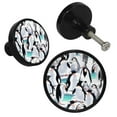 thumbnail image 2 of 4 Pcs Penguin Knobs for Kitchen Cabinet Cupboard Dresser Bookcase Drawer Pulls Handles Round Home Decor, 2 of 5