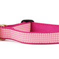 thumbnail image 3 of Up Country PKGCQ5W Pink Gingham Pet Collar - Extra Large, 3 of 3