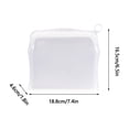 thumbnail image 2 of EGNMCR Sacs de Rangement Réutilisables en Silicone de Qualité Alimentaire 500 ml Étanches à l'Épreuve des Fuites Sachets de Conservation des Aliments pour Fruits Légumes Collations Maquillage un Contenant, 2 of 5
