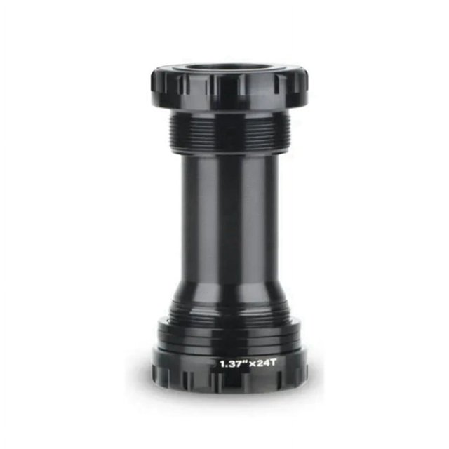 Cojinetes del Eje de Movimiento Central del Pedalier de Bicicleta BB68-73 para Eje de Bielas de Bicicleta de Montaña, Color Negro