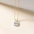 thumbnail image 4 of 3 Carat Cushion IGI Certified Lab Grown Diamond Pendant Necklace For Women | FG-VS Solitaire Pendant Necklace 14K Yellow Gold | Quartze Split Bail, 4 of 7