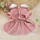 thumbnail image 5 of Dog Dresses Pet Clothes Ruffle Edge Pet Dress Autumn  Winter Dress for Small Dogs Cat Dog Skirt Chihuahua Doll Collar Clothes ShopWise Round, 5 of 7