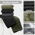 thumbnail image 3 of Toallas de Baño 3Packs Absorbentes Juego De Toallas Ultra Suaves de Gran Tamaño, Toalla de Microfibra de Secado Rápido para Baño, Hotel, Hogar, Piscina(Negro+Verde Oscuro+Gris Oscuro), 3 of 7
