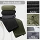 thumbnail image 3 of Toallas de Baño 3Packs Absorbentes Juego De Toallas Ultra Suaves de Gran Tamaño, Toalla de Microfibra de Secado Rápido para Baño, Hotel, Hogar, Piscina(Negro+Verde Oscuro+Gris Oscuro), 3 of 7
