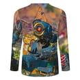 thumbnail image 5 of Apex Legends Pathfinder Men's Long Sleeve T-Shirt Loose Trendy Tee Soft Stretch Casual Shirt Top for Outdoor Indoor L, 5 of 7