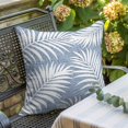 thumbnail image 6 of Throw Pillow Covers, Purple Palm Leaf 24x24 Pillow Covers for Couch/Sofa/Bed, Summer Coastal Botanical Tropical Decorative Square Linen Cushion Pillowcase for Home Decor, 6 of 9