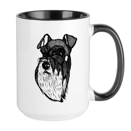 

CafePress - Miniature Schnauzer - 15 oz Ceramic Large Mug