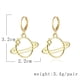 thumbnail image 3 of Pendientes Colgante Astronauta Ganfancp 2* Pendientes de Cobre, 3 of 3