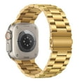 thumbnail image 2 of Dwitch for Apple Watch Band 49mm 45mm 44mm 42mm,Stainless Steel Metal iWatch Band Case for Apple iWatch Ultra 2/1 Series 9 8 7 SE/6 5 4 3 2 1 Men and Women,Gold, 2 of 7