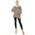 thumbnail image 6 of MOA COLLECTION Women's Buttery Soft Long Sleeve Tunic Top Relaxed Fit Lightweight Lounge Wear, 6 of 8