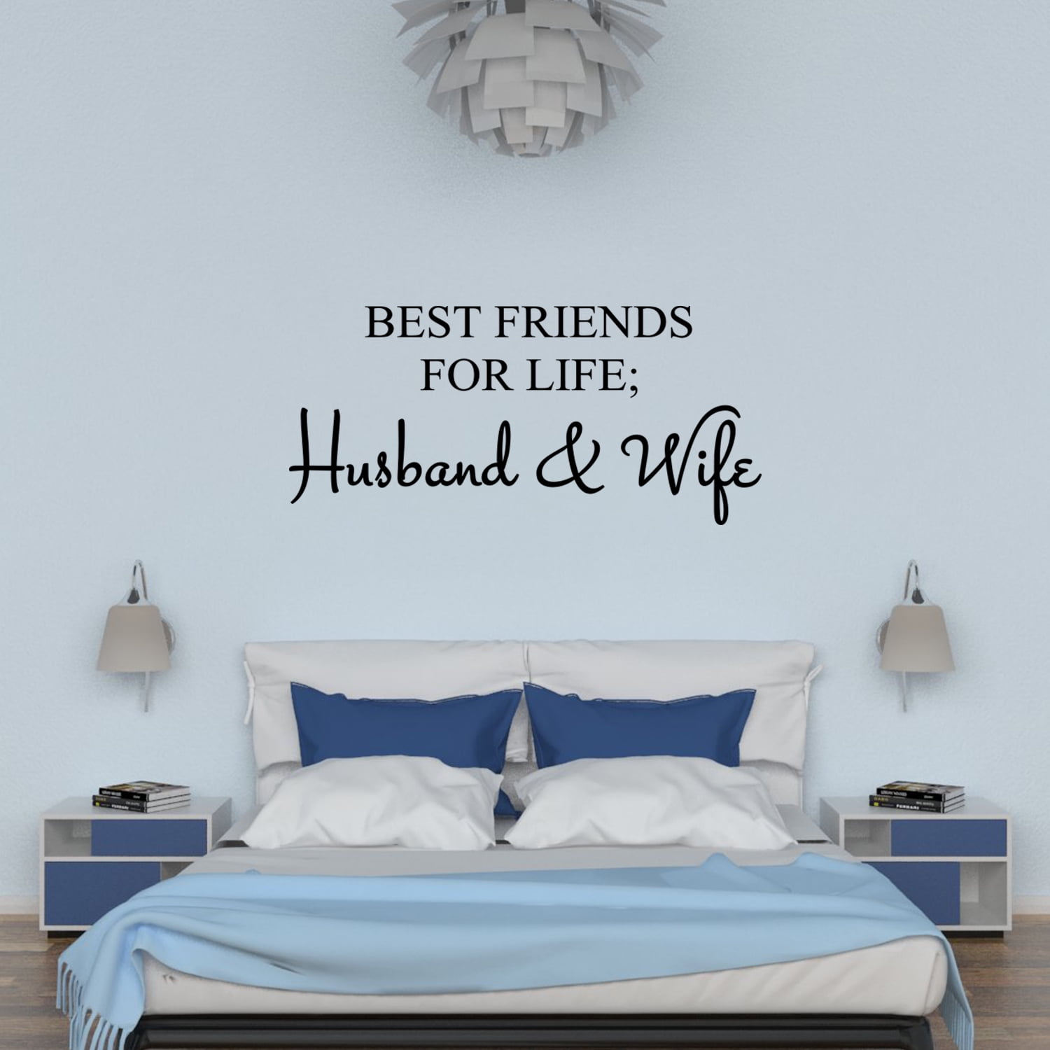 Wall Decal Quote Best Friends For Life Husband And Wife C155