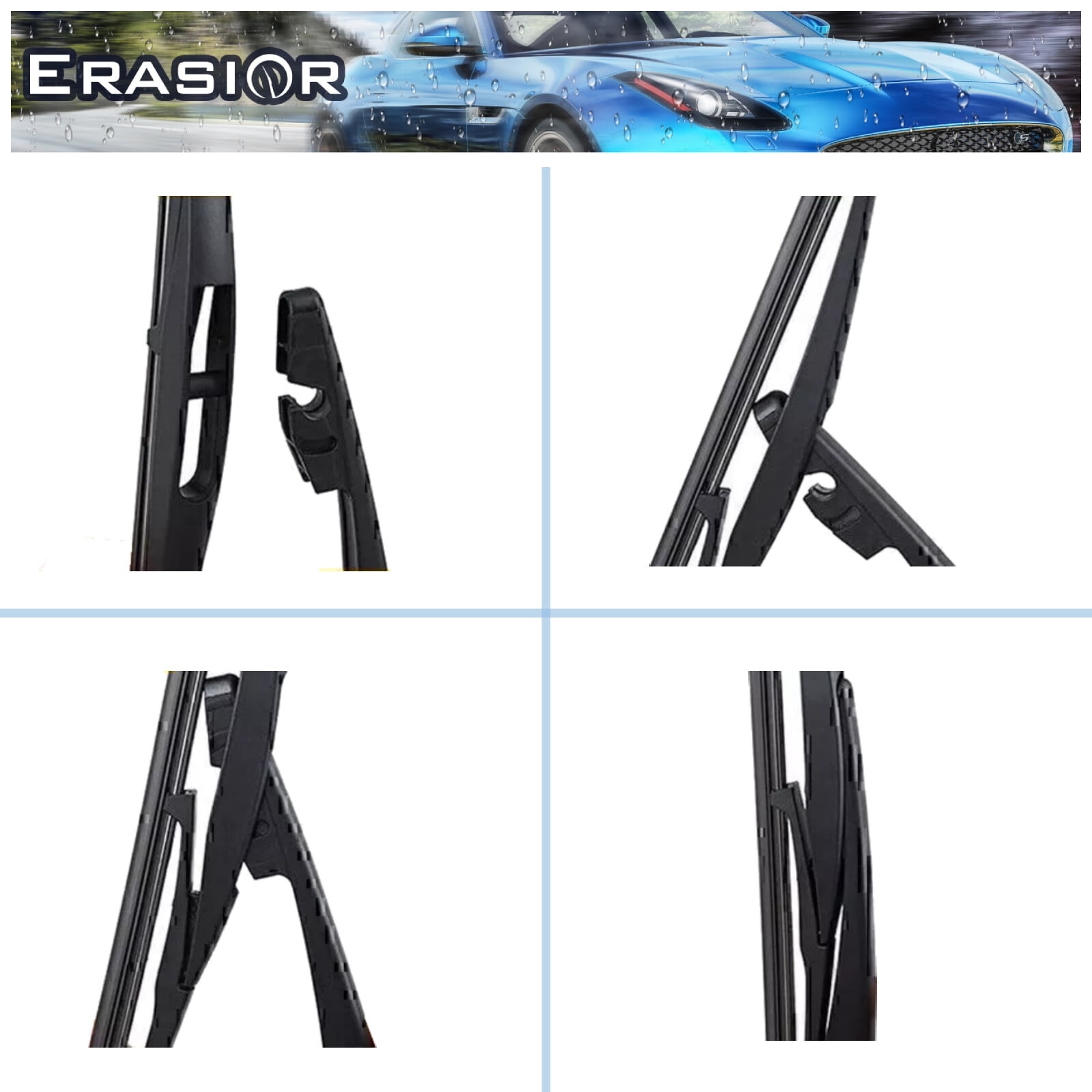 Erasior Front & Rear Windshiled Wiper Blades Fit For Acura RDX 2007-2012, Set of 3, 26"+14"+14B, Y27C0W6S