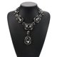 thumbnail image 5 of Sonducket Collar de aleación de cristal para mujer, collares llamativos a la moda con colgante, adorno de joyería brillante para fiesta de Bar Ropa, zapatos y accesorios Miscelánea Gris, 5 of 6