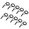 thumbnail image 1 of LOVIVER 10x Stainless Steel Lure Fishing Tackle Rod Guide Tip Repair Kit Rod Tackle 8mm, 1 of 7