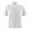 White, variant on Men's Textured Knit Cotton Quarter Zip Polo Shirt, Breathable Lightweight Short Sleeve Casual Tee White