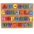 thumbnail image 1 of Baohd Wooden Jigsaw Puzzle Board Kids/Baby Cognitive Toy Capital Letters, 1 of 9