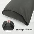 thumbnail image 4 of PiccoCasa Soft 1800 Series Microfiber Long Pillowcases Full-Size, 4 of 10