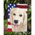 thumbnail image 3 of Golden Retriever Dog American Flag Garden Flag, 3 of 3