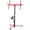 Black+Red, variant on Olurrisa 11' Drywall Lift Panel Hoist Jack Lifter, Square Tube Base, 150-lb Capacity for Ceiling & Wall Drywall Installation, Black