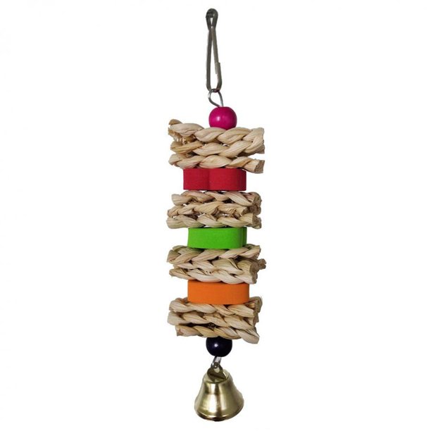 Delivery On Time!!Parrot Wood Toys Bird Chewing Stick Toy Natural