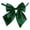 Green - One Size, variant on Women Girls Solid Color Bow Tie for Uniform and Work Elegant Solid Color Polyester Silk Bow Tie For Student Career Attache And Flight Attendant RD4 - One Size