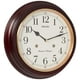 thumbnail image 1 of Reloj de pared Seiko con acabado granulado de 30 cm con números y campanillas, 1 of 4
