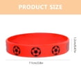 thumbnail image 2 of KAKOWELY 20 pulseras de silicona de fútbol: pulseras de equipo de fútbol para fanáticos - Pulseras de silicona impermeables para eventos deportivos y recuerdos de fiesta, 2 of 5