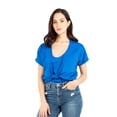 thumbnail image 1 of Blusa manga corta con amarre al frente, 1 of 5