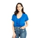 thumbnail image 1 of Blusa manga corta con amarre al frente, 1 of 5