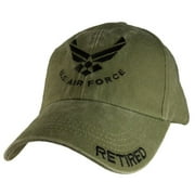EAGLE CREST U.S. Air Force Retired Cap Green