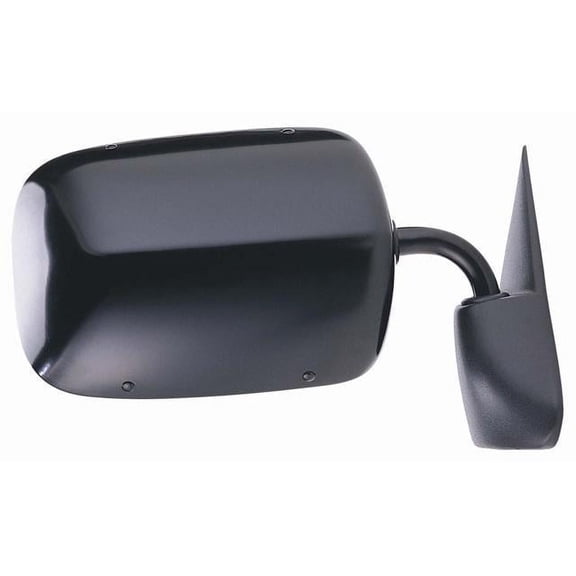 60015C - Fit System Passenger Side Mirror for 94-97 Dodge Pick-Up, textured black, foldaway, Manual Fits select: 1994-1997 DODGE RAM 1500, 1994-1997 DODGE RAM 2500
