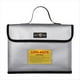 thumbnail image 1 of Bolsa Protectora de Batería de Polímero de Litio A Prueba de Explosiones e Ignífuga, para Almacenamiento y Carga de Baterías, con Doble Cremallera Metálica., 1 of 10