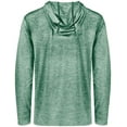 thumbnail image 2 of Holloway Sportswear S Boys Electrify Coolcore® Hoodie Dark Green Heather 222689, 2 of 5