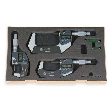 Mitutoyo Micrometer Set - Mitutoyo Digital Outside Micrometer Set, 293-960-30
