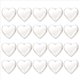 thumbnail image 2 of 60 Piezas Bolas de Navidad En Forma de Corazón Decoraciones Navideñas Transparentes de Plástico 2021 Bola Rellenable Año DIY Casa (C), 2 of 5